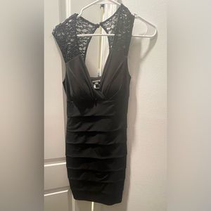 Black cocktail dress. Size 4.